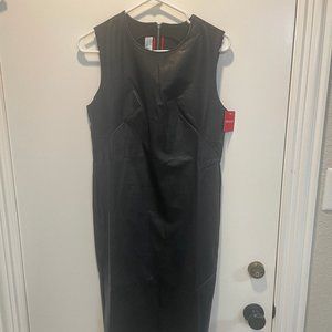 Spanx Faux Leather Sheath Dress Size Medium (fits size 8-10 US)